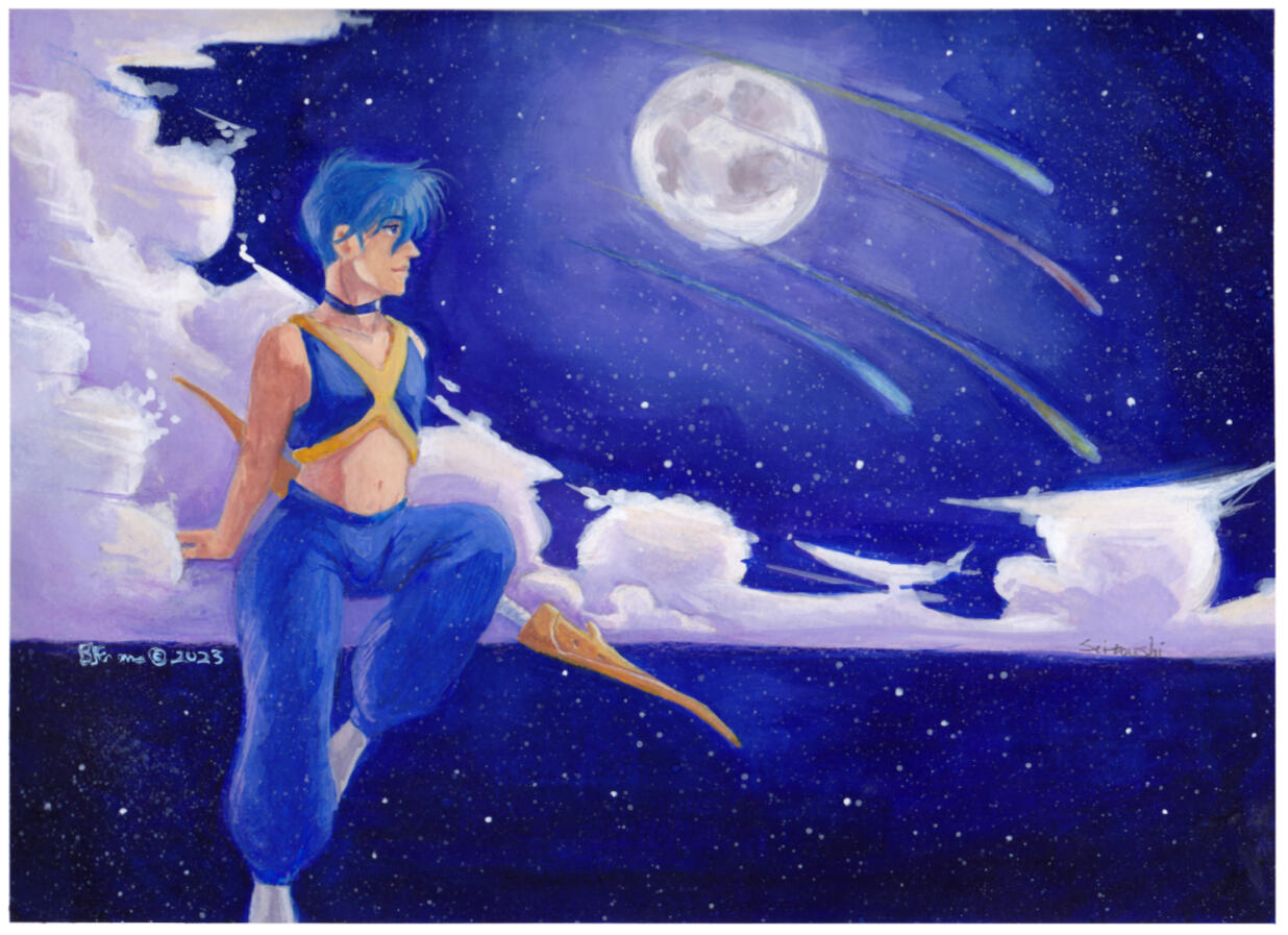 Ronin Warriors Fanart - 2023 - Gouache