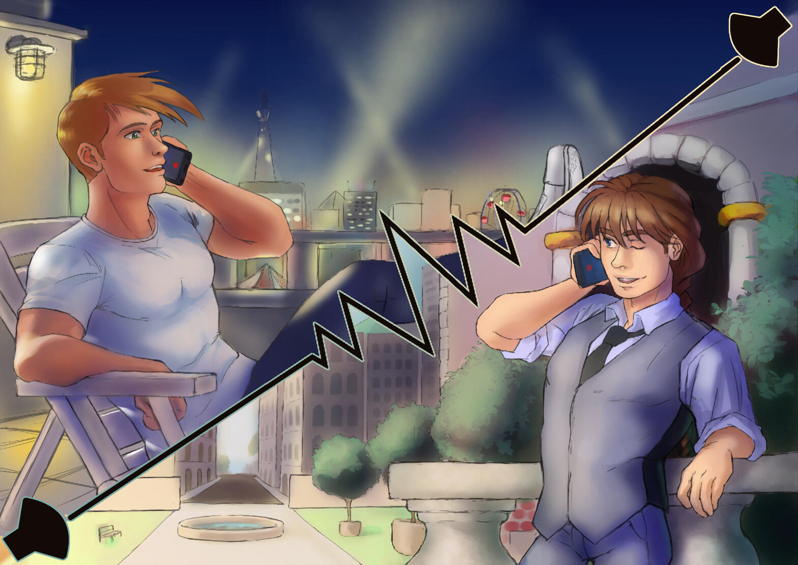 Gundam Wing Fanart - Commission for Life After Meteor